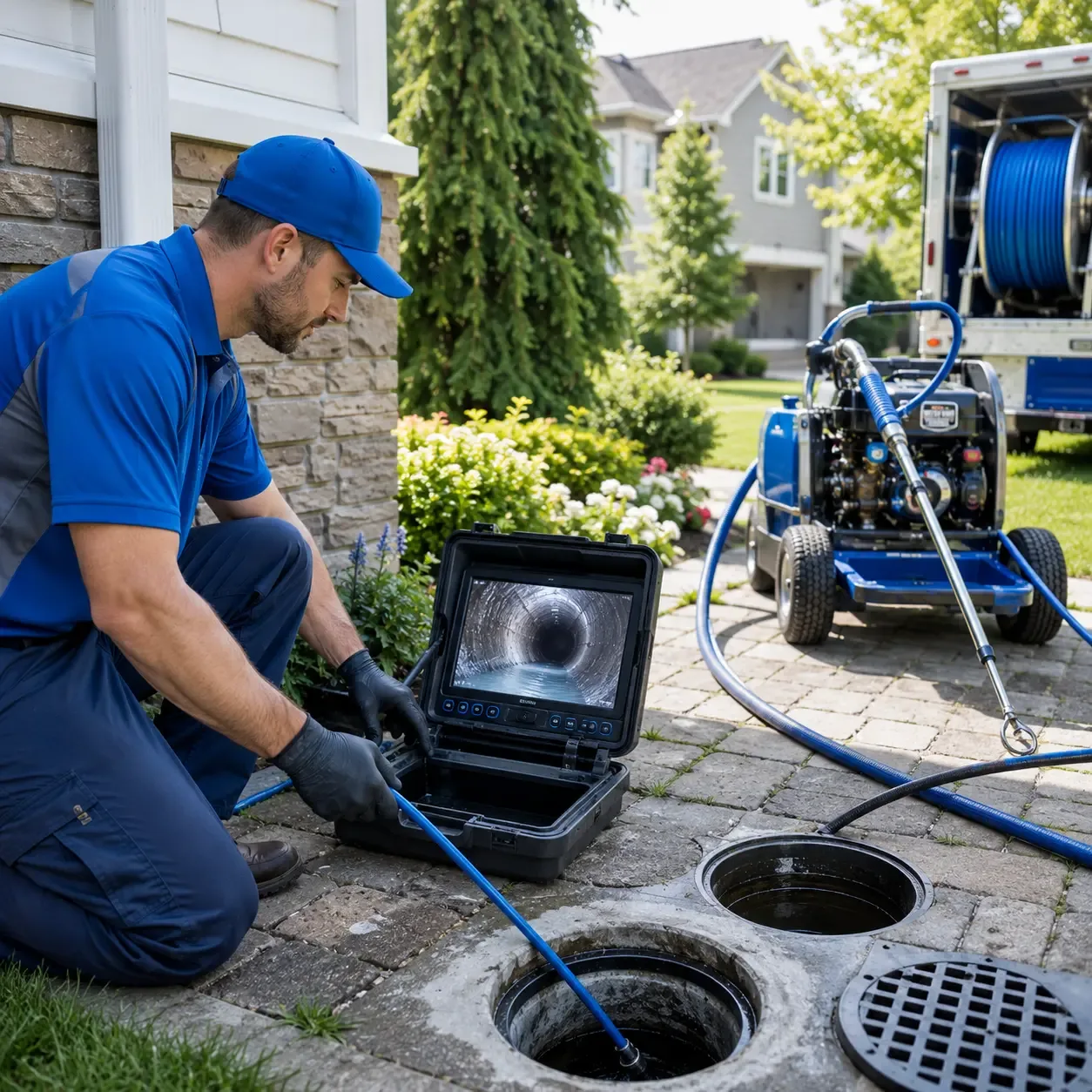 Outdoor drain cleaning professionals serving Herminie, PA